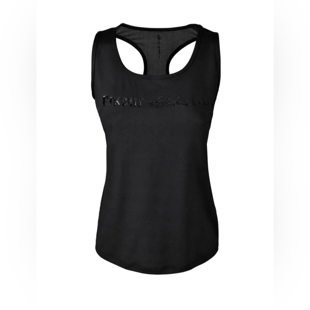 Pikeur Women’s Black Tank Top • Size 44 (US 12–14, UK 16) • Rare Imported